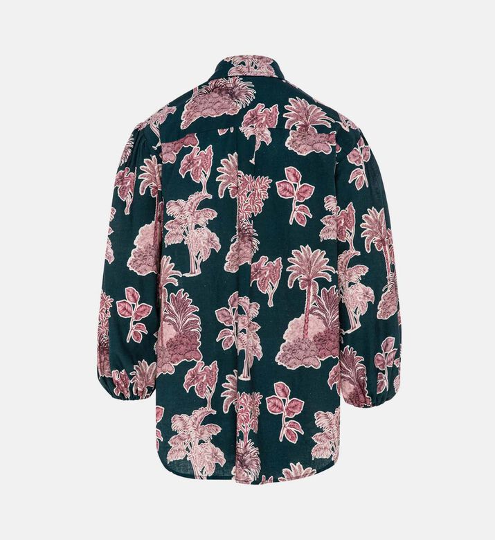 All-over Print Button Closure Shirt