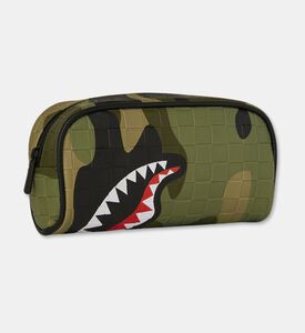 Sprayground Woodland Camo Checkered Pouch, Packshot View