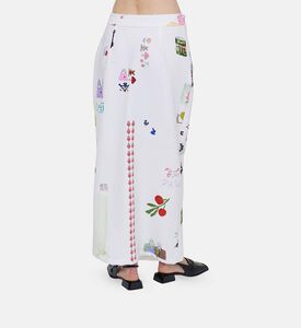 Nawal High-waisted Pencil Skirt