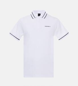 Hackett London Polo Hs, White, S, Packshot View