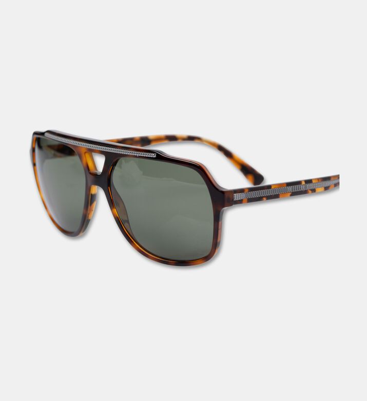 Dolce & Gabbana Tortoiseshell Pilot Shape Sunglasses 60, Packshot View