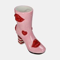 Lips Boot-shaped Stoneware Vase