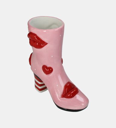 Lips Boot-shaped Stoneware Vase