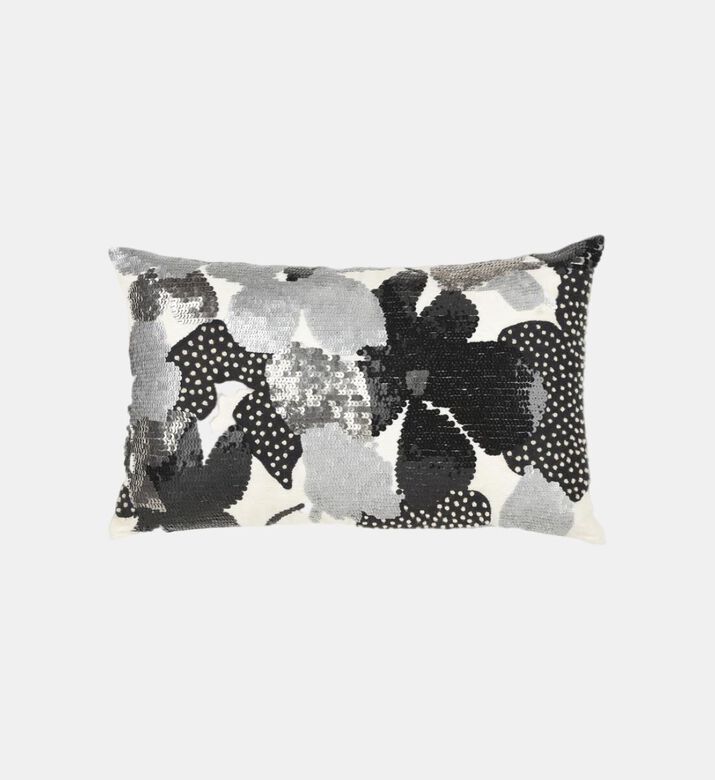 Home Deco and More Donna Sequence Embroidered Cushion, Packshot View