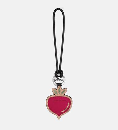 Leather Keychain Beetroot