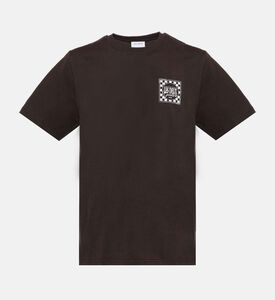 Les Deux Goods Printed Short-sleeve T-shirt, Brown, L, Packshot View