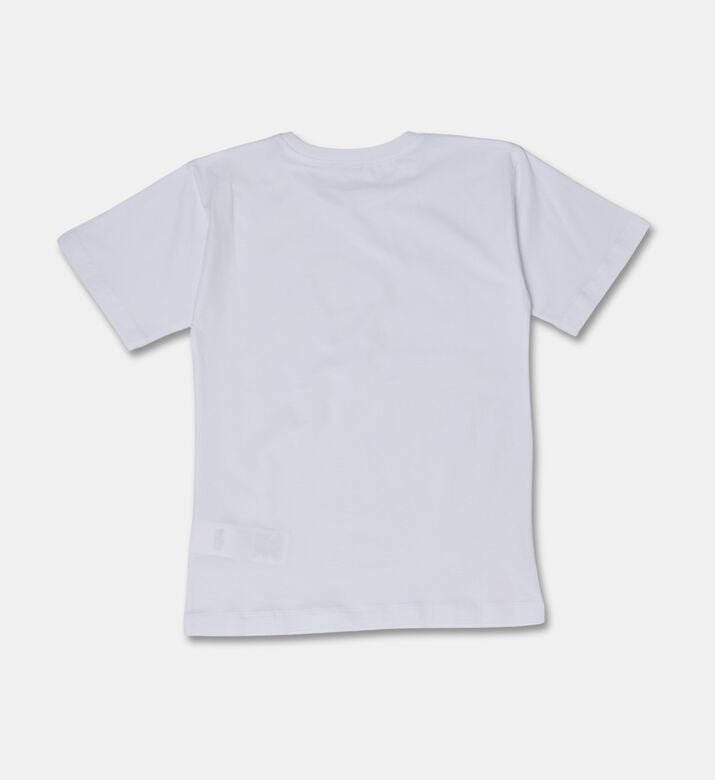 Moschino Kids Graphic Crewneck Cotton T-shirt, Packshot View