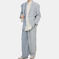 Zelda Two-tone High-waist Trousers