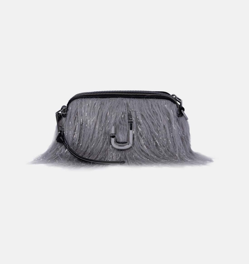Snapshot Faux Fur Leather Bag