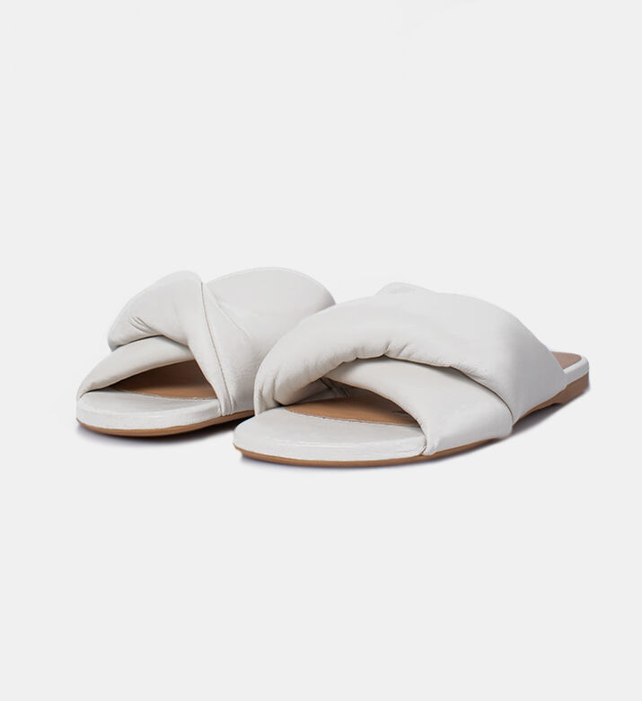 Crossover Strap Flat Sandals