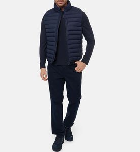 Save the Duck Padded Sleeveless Regular-fit Vest, Blue, L, Model View