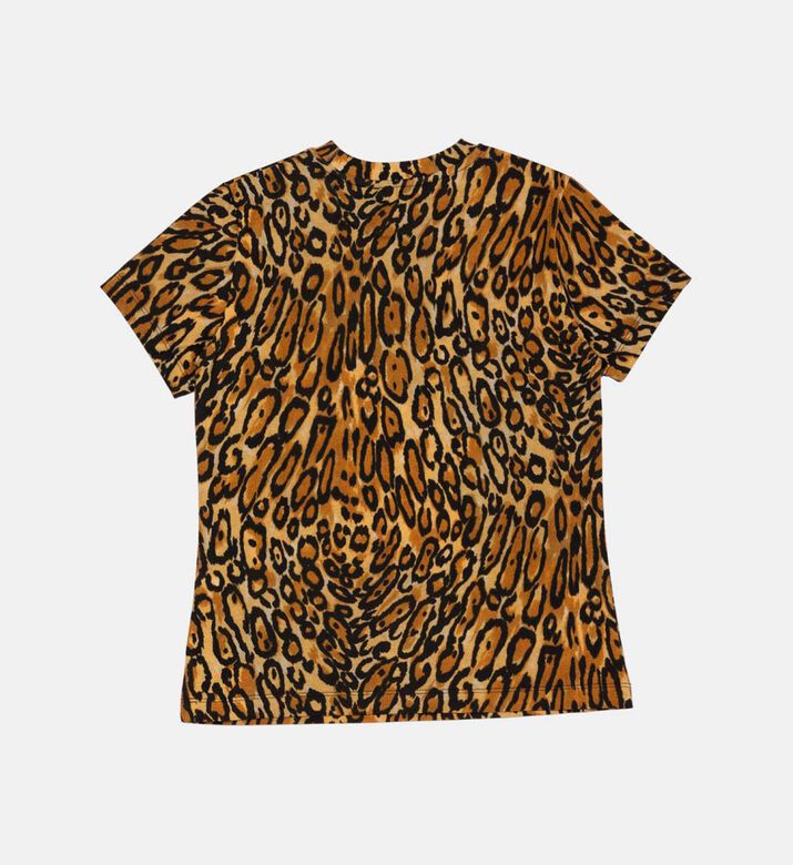 Cotton Leopard Short Sleeve T-shirt Cotton Leopard Short Sleeve T-shirt
