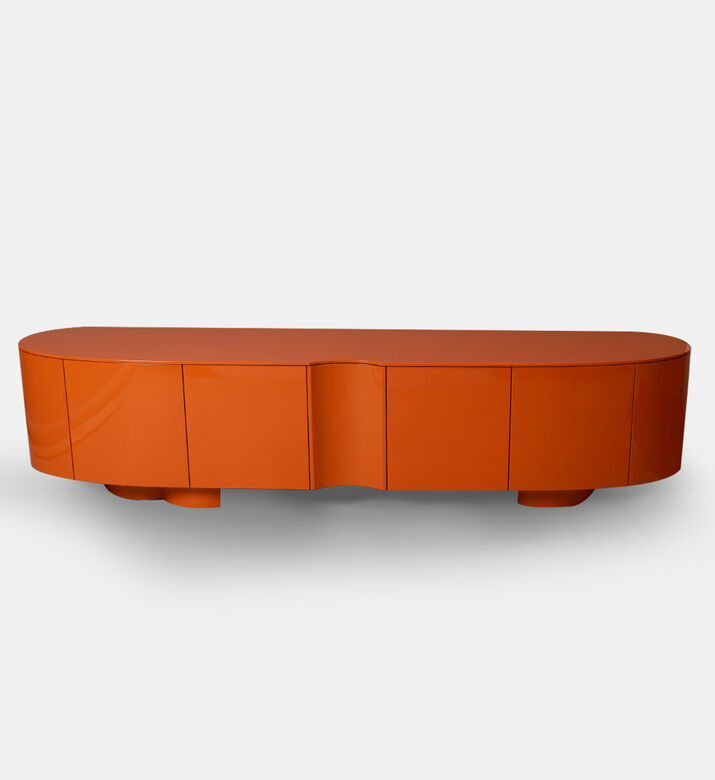 Home Deco and More Tokyo Tv Iron Unit, Orange, 220x50x51-cm, Packshot View