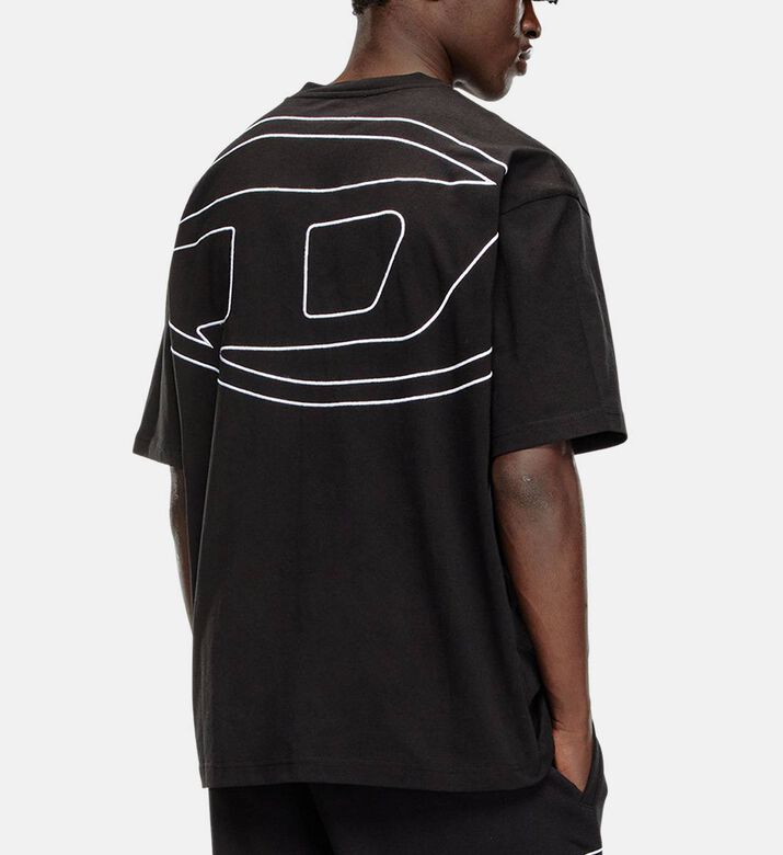 تيشيرت قطن بلوغو مطرز تيشيرت قطن بلوغو مطرز