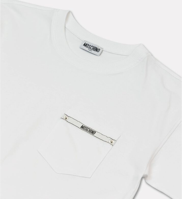 Moschino BKT Logo-tape Pocket T-shirt, Packshot View