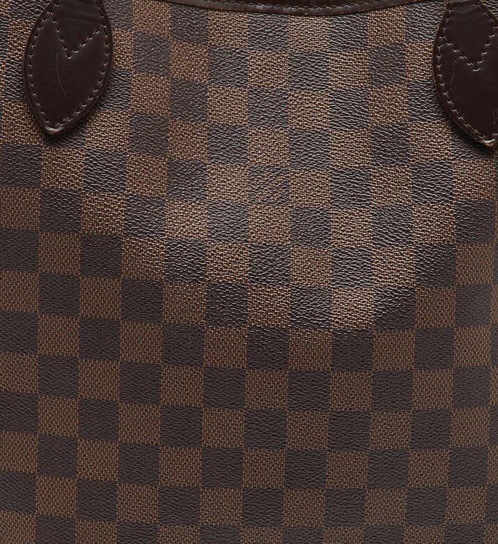 Louis Vuitton Preowned Louis Vuitton Damier Ebene Canvas Neverfull Bag, Packshot View