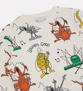 Stella McCartney Musical Insects-print Sweatshirt, Packshot View