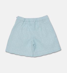 Jules & Juliette Paris Textured Scallop-hem Shorts, Packshot View