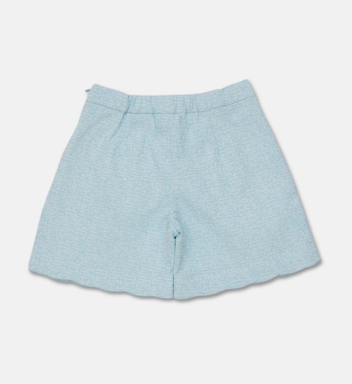 Jules & Juliette Paris Textured Scallop-hem Shorts, Packshot View