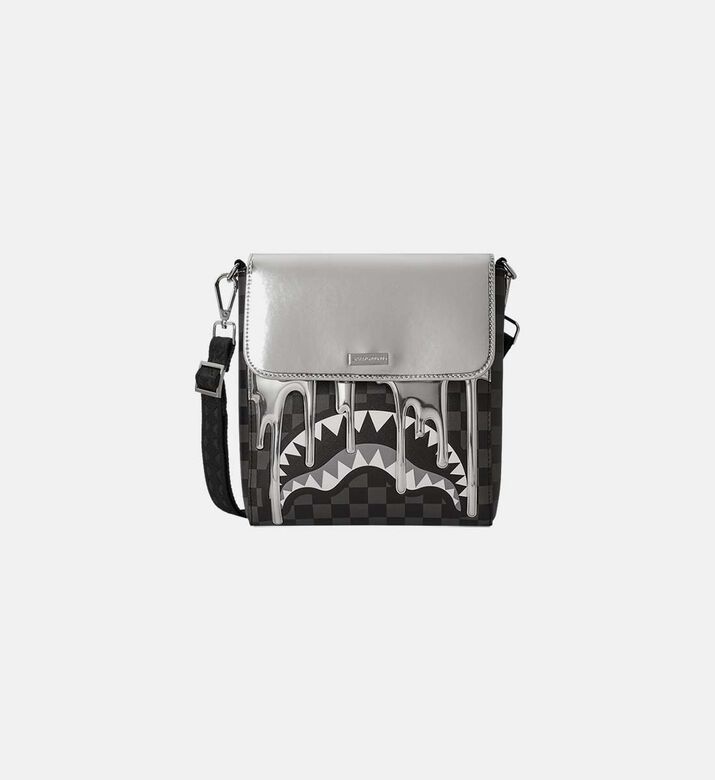 Metallic Messenger Bag