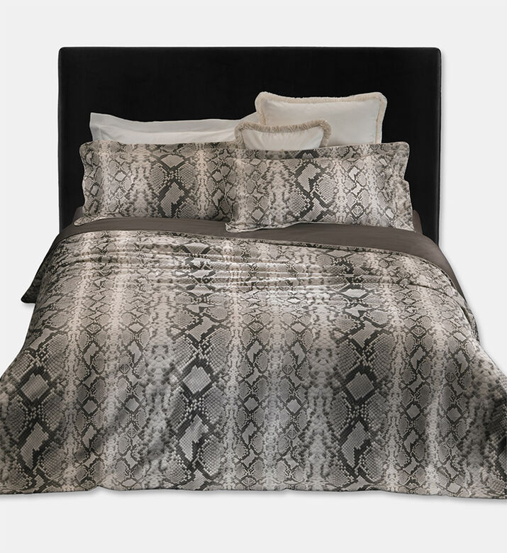 Philip Plein Python Skin Pattern Bed Set, Python, 240x220-cm, Packshot View