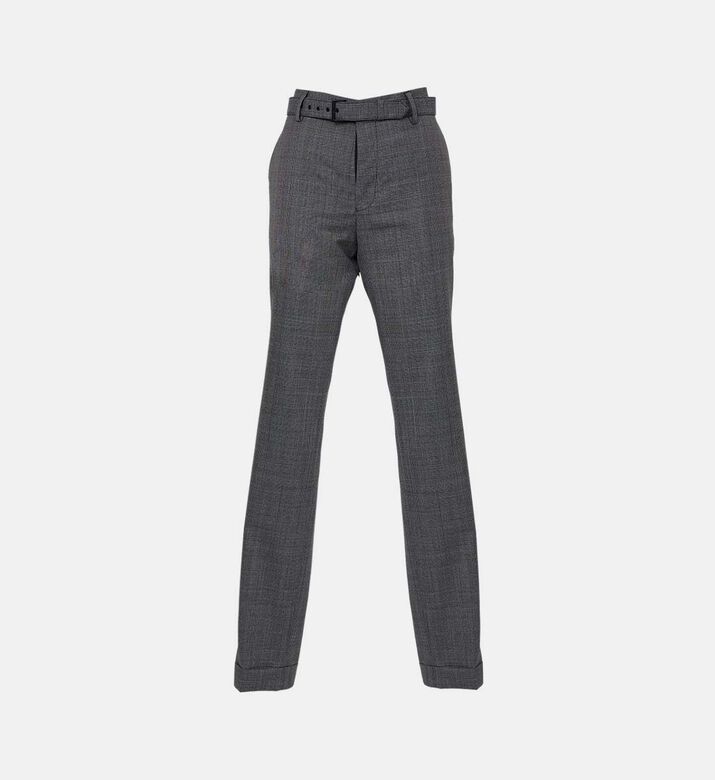 Wool Mid-rise Regular-fit Pants
