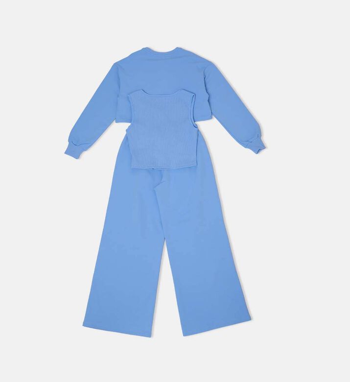 Top, Trousers, And Sweatshirt 3-piece Set Top, Trousers, And Sweatshirt 3-piece Set