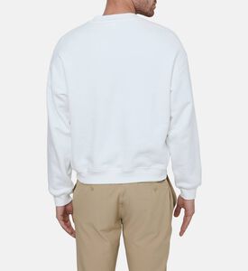 Loose-fit Printed Fleece Sweatshirt