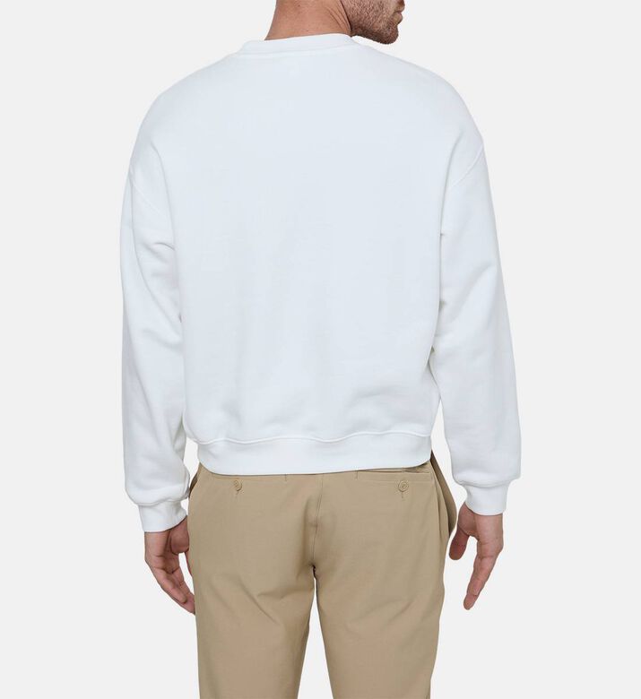 Loose-fit Printed Fleece Sweatshirt