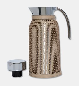 Pinetti Diana Leather Covered Carafe, Taupe, 1.5-l, Packshot View