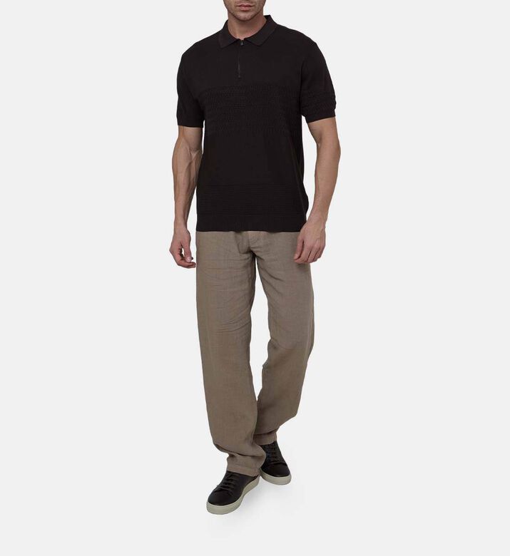 Zip-up Pima Cotton Polo Shirt Zip-up Pima Cotton Polo Shirt