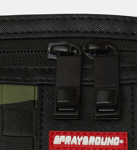 Sprayground Woodland Camo Checkered Duffle Bag, Packshot View