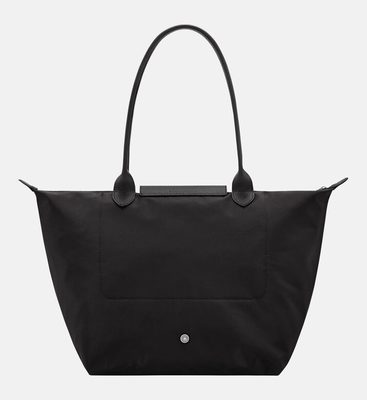 Longchamp Foldable Nylon Top-handle Tote Bag, Black, Packshot View