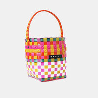 Girl Multicolored Woven Bag