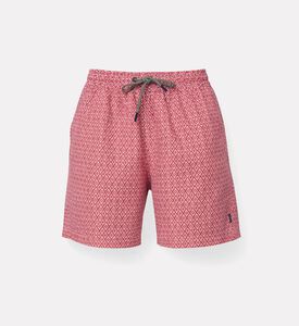 Hackett London Clay Abstract-print Elastic Waistband Shorts, Packshot View