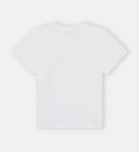 تيشيرت قطن بطبعة شعار