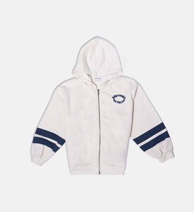 Bobo Choses Logo-detail Contrasting Stripes Hoodie, Packshot View