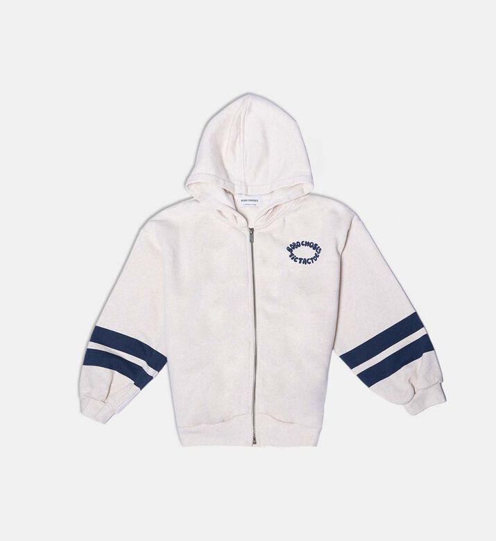 Bobo Choses Logo-detail Contrasting Stripes Hoodie, Packshot View Bobo Choses Logo-detail Contrasting Stripes Hoodie, Packshot View