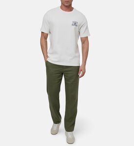 Samsoe Safellow Printed T-shirt, Model View