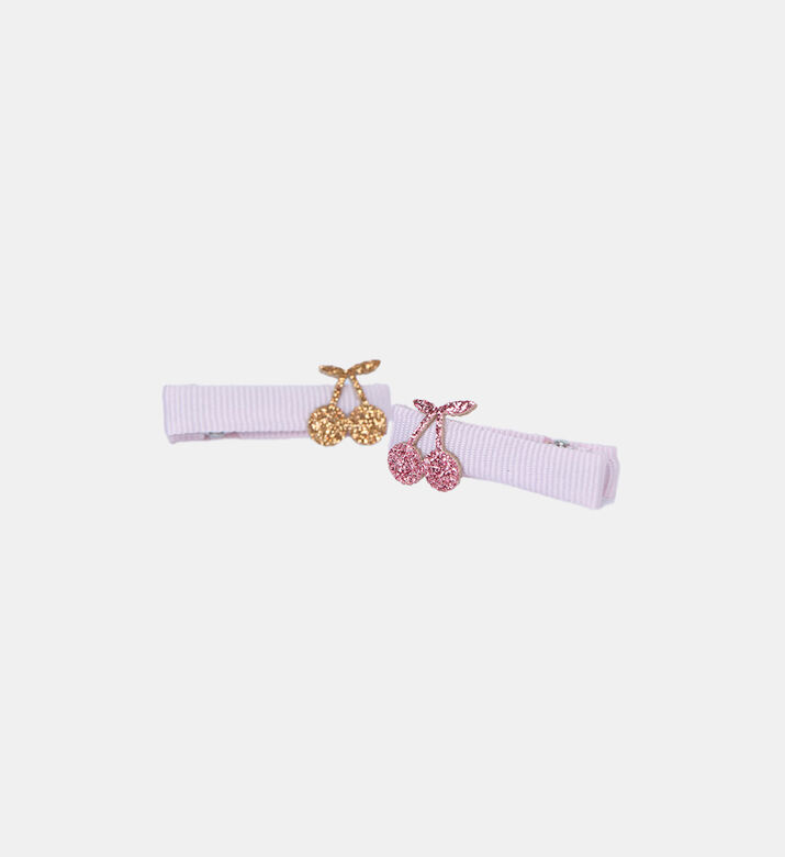 Cherry Hair Clips Set