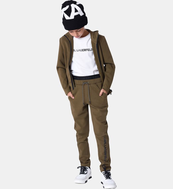 بنطال الركض مصنوع من القطن بقصّة مدببة