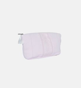 حقيبة مستحضرات تجميل بتفاصيل مطرزة