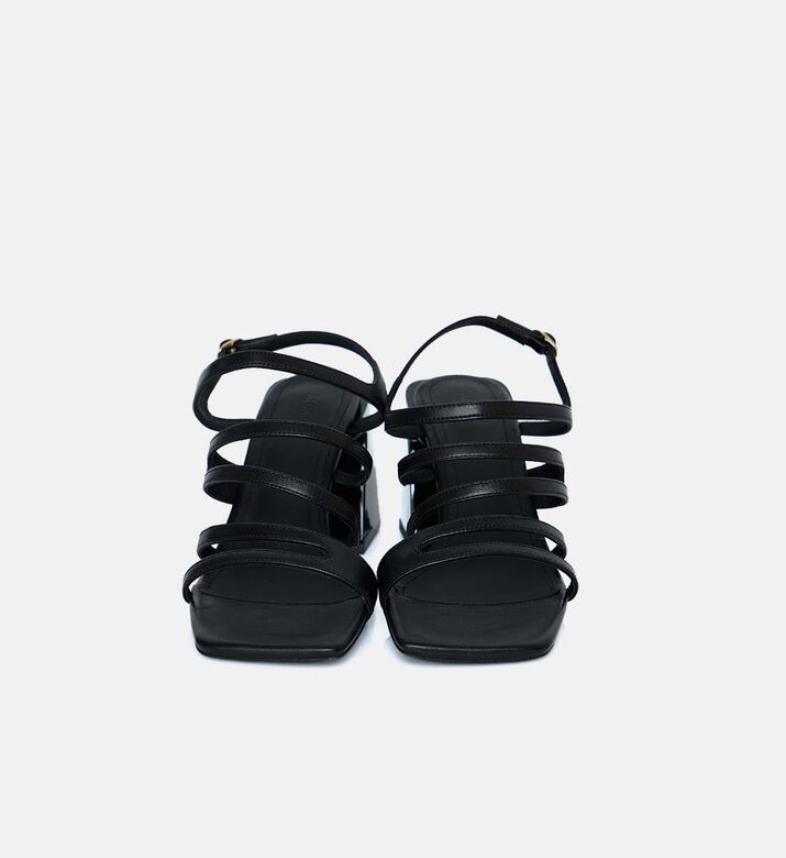 Aubrey High-heel Leather Sandals