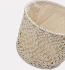 Home Deco and More Sona Cotton Robe Waste Bin, Packshot View