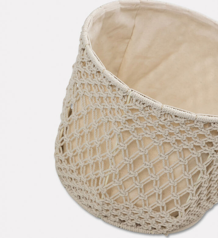 Home Deco and More Sona Cotton Robe Waste Bin, Packshot View