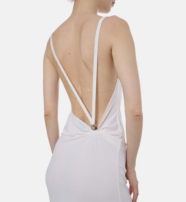 Draped Fitted Maxi Dress Draped Fitted Maxi Dress