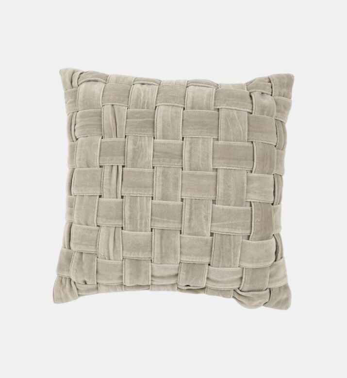 Home Deco and More Juno Handmade Woven Cushion, Packshot View