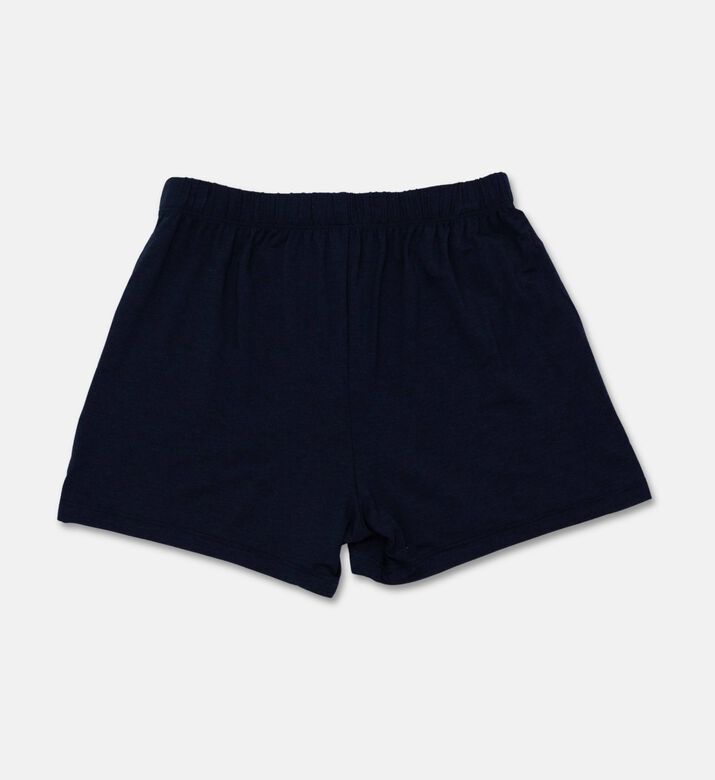 Hanro Logo-detail Elasticated Knit Boxers, Navy, S, Packshot View