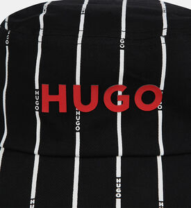 Unisex Striped Printed Bucket Hat