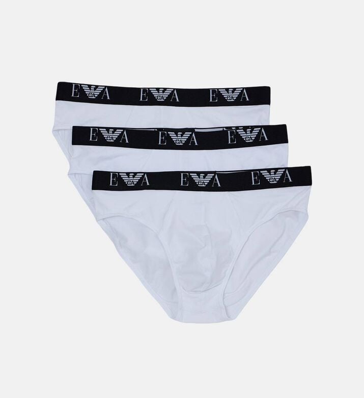 Logo-waistband 3-pack Low-rise Briefs